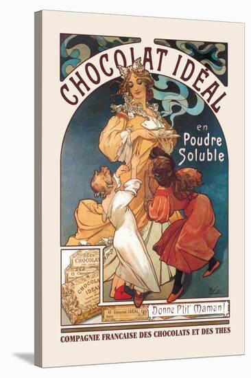 Chocolat Ideal-Alphonse Mucha-Stretched Canvas