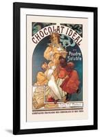 Chocolat Ideal-Alphonse Mucha-Framed Art Print