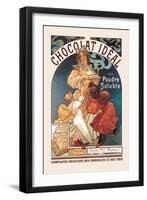 Chocolat Ideal-Alphonse Mucha-Framed Art Print