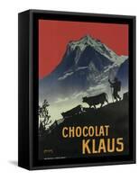 Chocolat Klaus Mountains Switzerland 1910-null-Framed Stretched Canvas