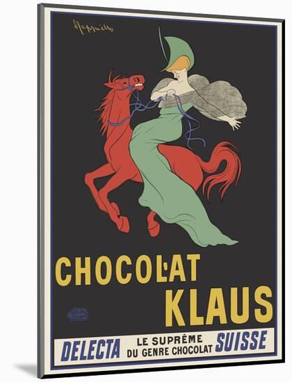 Chocolat Klaus-Leonetto Cappiello-Mounted Art Print