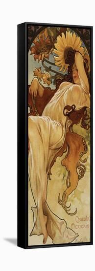 Chocolat Masson - Winter-Alphonse Mucha-Framed Stretched Canvas