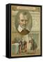 Chocolat Poulain Trade Card, Olivier De Serres-null-Framed Stretched Canvas