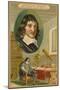 Chocolat Poulain Trade Card, Rene Descartes-null-Mounted Giclee Print