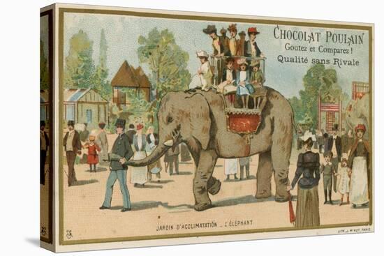Chocolat Poulain Trade Card-null-Stretched Canvas