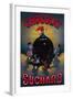 Chocolat Suchard Vintage Poster - Europe-Lantern Press-Framed Art Print