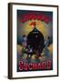 Chocolat Suchard Vintage Poster - Europe-Lantern Press-Framed Art Print