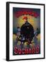 Chocolat Suchard Vintage Poster - Europe-Lantern Press-Framed Art Print