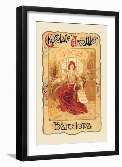 Chocolate Amatller: Barcelona, 1902-null-Framed Art Print