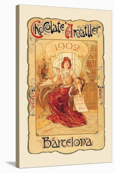 Chocolate Amatller: Barcelona, 1902-null-Stretched Canvas