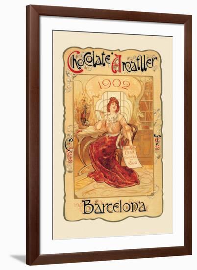 Chocolate Amatller: Barcelona, 1902-null-Framed Art Print