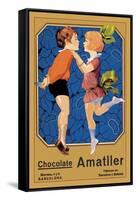 Chocolate Amatller: Barcelona-null-Framed Stretched Canvas