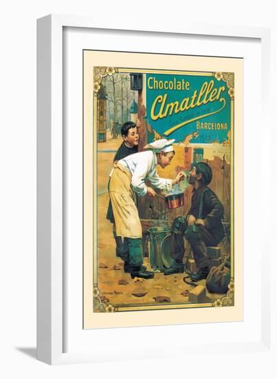 Chocolate Amatller-null-Framed Art Print