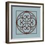 Chocolate and Blue Ironwork I-Chariklia Zarris-Framed Art Print