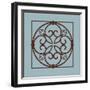 Chocolate and Blue Ironwork I-Chariklia Zarris-Framed Art Print