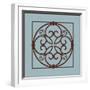 Chocolate and Blue Ironwork I-Chariklia Zarris-Framed Art Print