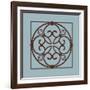 Chocolate and Blue Ironwork I-Chariklia Zarris-Framed Art Print