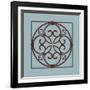 Chocolate and Blue Ironwork I-Chariklia Zarris-Framed Art Print