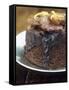 Chocolate and Orange Sponge Pudding-null-Framed Stretched Canvas