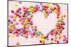 Chocolate Beans, Heart Shape-Nikky-Mounted Photographic Print