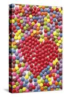 Chocolate Beans, Heart Shape-Nikky-Stretched Canvas