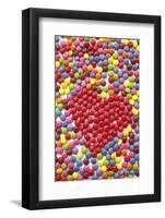 Chocolate Beans, Heart Shape-Nikky-Framed Photographic Print