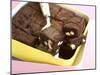 Chocolate Brownies in a Box-Dave King-Mounted Photographic Print