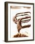 Chocolate Cake Mixture Sticking to Beater-Alain Caste-Framed Photographic Print