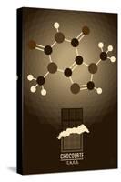 Chocolate - Chemical Elements-Lantern Press-Stretched Canvas
