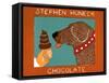 Chocolate Chocolate Dog2-Stephen Huneck-Framed Stretched Canvas