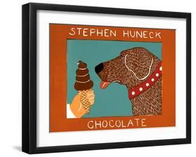 Chocolate Chocolate Dog2-Stephen Huneck-Framed Giclee Print