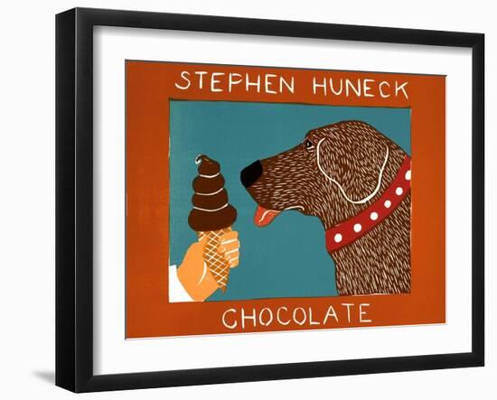 Chocolate Chocolate Dog-Stephen Huneck-Framed Giclee Print