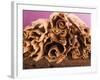 Chocolate Curls on Chocolate Cake-null-Framed Photographic Print