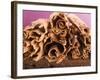 Chocolate Curls on Chocolate Cake-null-Framed Photographic Print