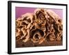 Chocolate Curls on Chocolate Cake-null-Framed Photographic Print