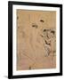 Chocolate Dancing in Achille's Bar, Drawing, 1894-Henri de Toulouse-Lautrec-Framed Giclee Print