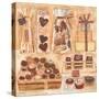 Chocolate Display 1-Maret Hensick-Stretched Canvas