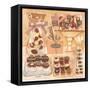 Chocolate Display 2-Maret Hensick-Framed Stretched Canvas