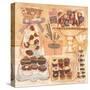 Chocolate Display 2-Maret Hensick-Stretched Canvas