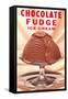 Chocolate Fudge Ice Cream-null-Framed Stretched Canvas