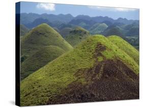 Chocolate Hills, a Famous Geological Curiosity, Bohol, the Philippines, Southeast Asia-Robert Francis-Stretched Canvas