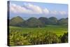 Chocolate Hills, Bohol Island, Philippines-Keren Su-Stretched Canvas