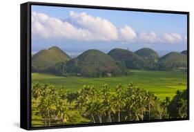 Chocolate Hills, Bohol Island, Philippines-Keren Su-Framed Stretched Canvas