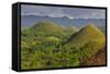 Chocolate Hills, Bohol, Philippines, Southeast Asia, Asia-Michael Runkel-Framed Stretched Canvas