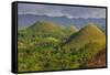 Chocolate Hills, Bohol, Philippines, Southeast Asia, Asia-Michael Runkel-Framed Stretched Canvas