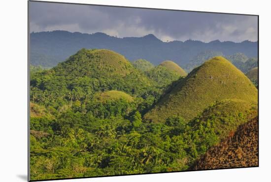 Chocolate Hills, Bohol, Philippines, Southeast Asia, Asia-Michael Runkel-Mounted Photographic Print