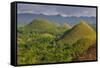 Chocolate Hills, Bohol, Philippines, Southeast Asia, Asia-Michael Runkel-Framed Stretched Canvas