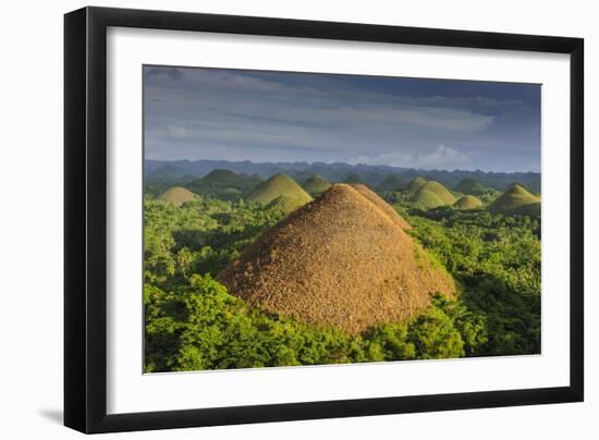 Chocolate Hills, Bohol, Philippines, Southeast Asia, Asia-Michael Runkel-Framed Photographic Print