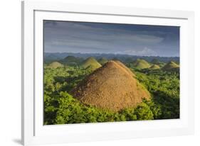 Chocolate Hills, Bohol, Philippines, Southeast Asia, Asia-Michael Runkel-Framed Photographic Print