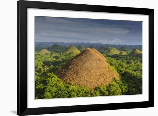 Chocolate Hills, Bohol, Philippines, Southeast Asia, Asia-Michael Runkel-Framed Photographic Print